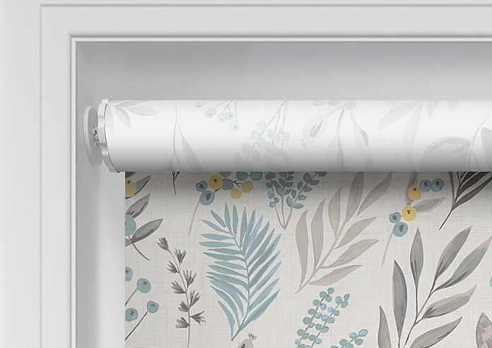 Folk Floral, Blue Skies - Twist&Fit Roller Blind - Image 10